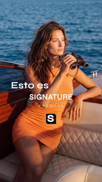 Reel: Esto es Signature — mujer en lancha
