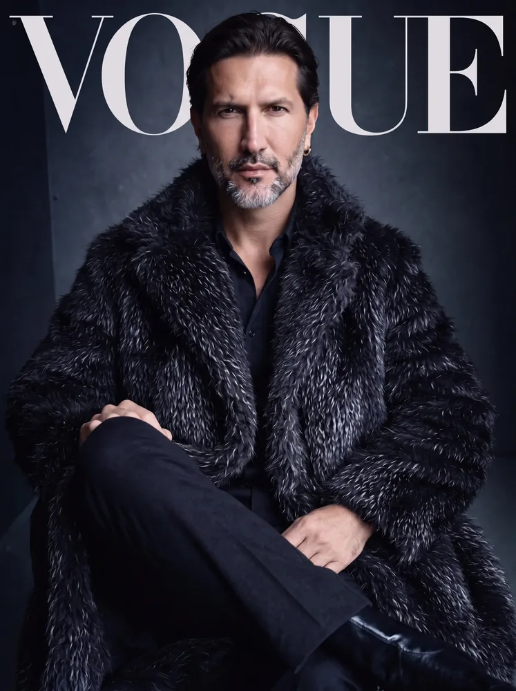 Portada editorial generada con Signature Prompts: clon de Mauro estilo Vogue